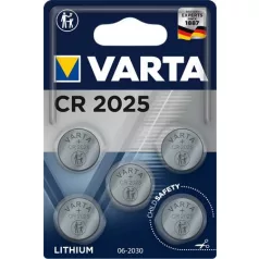 VARTA Gombelem, CR2025, 5 db, VARTA