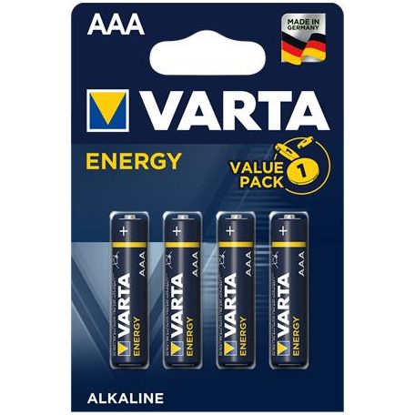 VARTA Elem, AAA mikro, 4 db, VARTA "Energy"