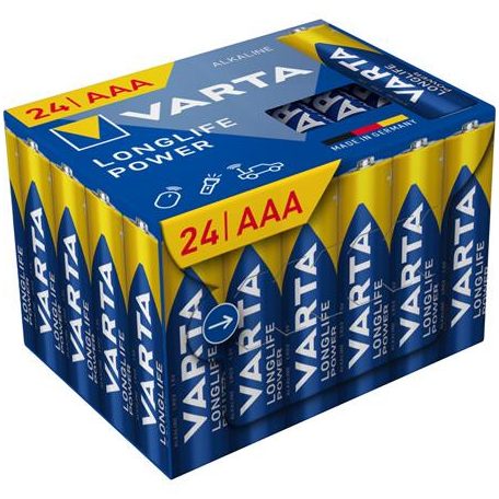 VARTA Elem, AAA mikro, 24 db, műanyagmentes, VARTA "Longlife Power"