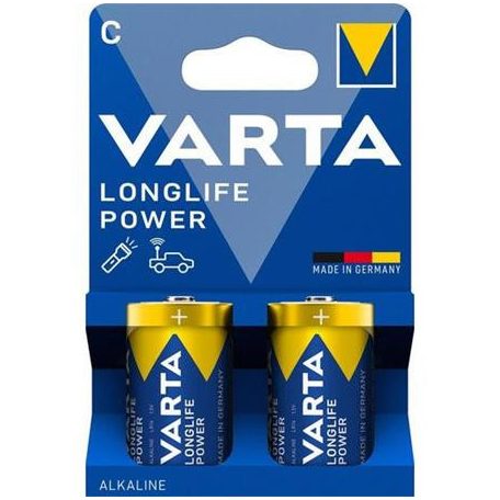 VARTA Elem, C baby, 2 db, műanyagmentes, VARTA "Longlife Power"