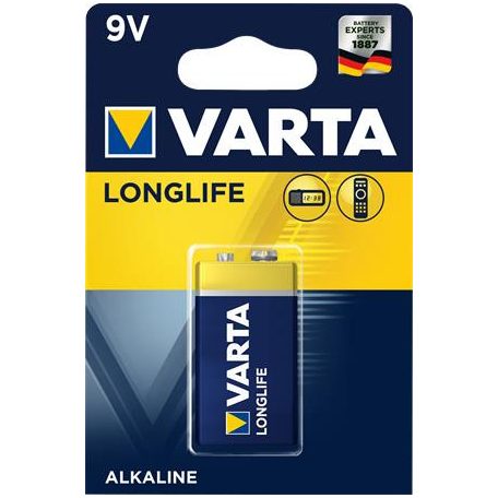 VARTA Elem, 9V, 1 db, VARTA "Longlife"