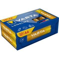   VARTA Elem, AA ceruza, 12 db, műanyagmentes, VARTA "Longlife"