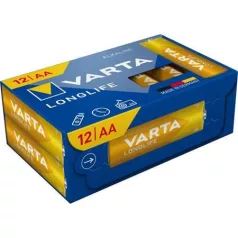   VARTA Elem, AA ceruza, 12 db, műanyagmentes, VARTA "Longlife"