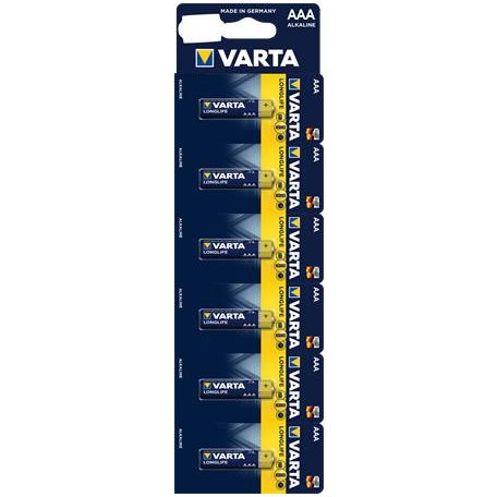 VARTA Elem, AA ceruza, 6 db, egyesével téphető, VARTA "Longlife Kartella"