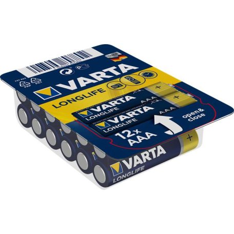 VARTA Elem, AAA mikro, 12 db, VARTA "Longlife"