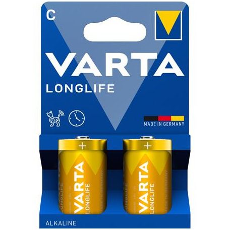 VARTA Elem, C baby, 2 db, műanyagmentes, VARTA "Longlife"