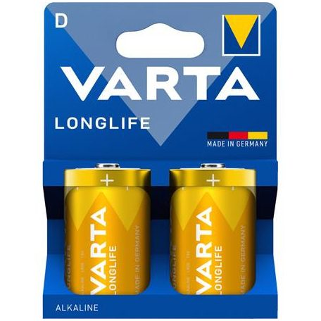 VARTA Elem, D góliát, 2 db, műanyagmentes, VARTA "Longlife"