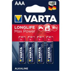   VARTA Elem, AAA mikro, 4 db, VARTA "Longlife Max Power"