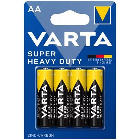 VARTA Elem, AA ceruza, 4 db, féltartós, VARTA "Super Heavy Duty"