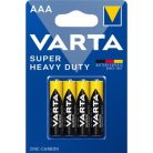 VARTA Elem, AAA mikro, 4 db, féltartós, VARTA "Super Heavy Duty"