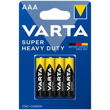 VARTA Elem, AAA mikro, 4 db, féltartós, VARTA "Super Heavy Duty"