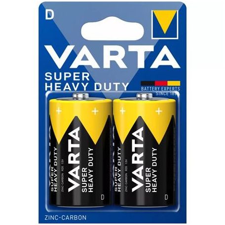 VARTA Elem, D góliát, 2 db, féltartós, VARTA "Super Heavy Duty"