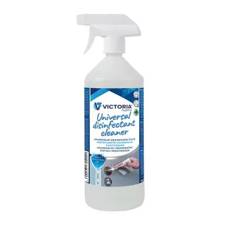 VICTORIA HYGIENE Felületfertőtlenítő folyadék, szórófejes, alkoholos, 1 l, VICTORIA HYGIENE
