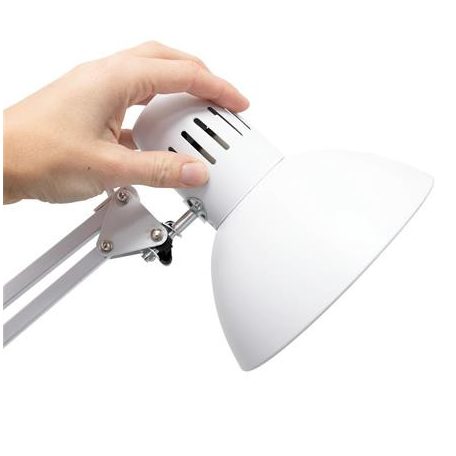 MAUL Asztali lámpa, energiatakarékos, felfogatható, MAUL "Study", fehér