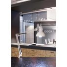 MAUL Asztali lámpa, energiatakarékos, felfogatható, MAUL "Study", fehér