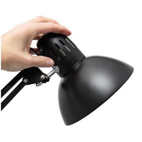 MAUL Asztali lámpa, energiatakarékos, felfogatható, MAUL "Study", fekete