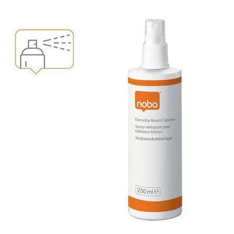 NOBO Tisztító aerosol spray fehértáblához 250 ml, NOBO "Everyday"