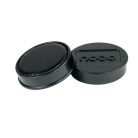 NOBO Korong mágnes, fehértáblához, 30 mm, 4 db, NOBO, fekete