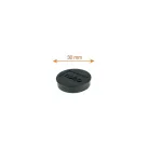 NOBO Korong mágnes, fehértáblához, 30 mm, 4 db, NOBO, fekete