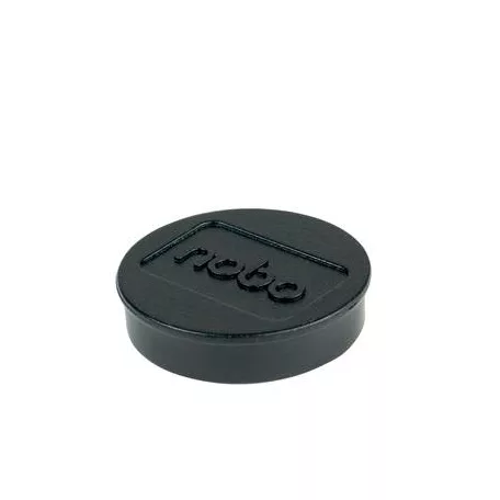 NOBO Korong mágnes, fehértáblához, 30 mm, 4 db, NOBO, fekete