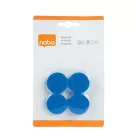 NOBO Korong mágnes, fehértáblához, 30 mm, 4 db, NOBO, kék