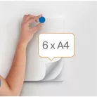 NOBO Korong mágnes, fehértáblához, 30 mm, 4 db, NOBO, kék