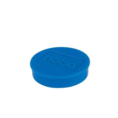 NOBO Korong mágnes, fehértáblához, 30 mm, 4 db, NOBO, kék