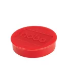 NOBO Korong mágnes, fehértáblához, 38 mm, 4 db, NOBO, piros