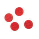 NOBO Korong mágnes, fehértáblához, 38 mm, 4 db, NOBO, piros