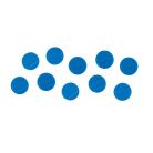 NOBO Mágneskorong, erős, 38 mm, 10 db, NOBO, kék