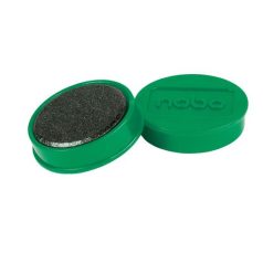 NOBO Mágneskorong, erős, 38 mm, 10 db, NOBO, zöld