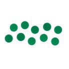 NOBO Mágneskorong, erős, 38 mm, 10 db, NOBO, zöld