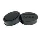 NOBO Korong mágnes, fehértáblához, 38 mm, 4 db, NOBO, fekete