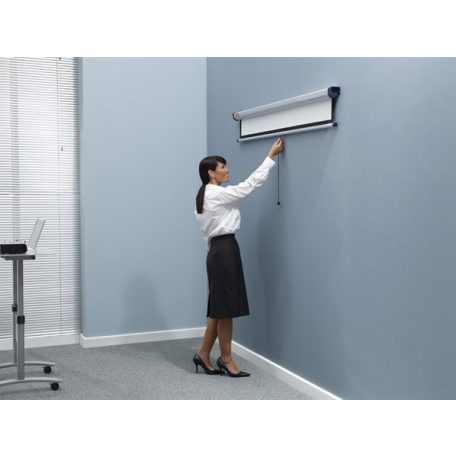 NOBO Vetítővászon, fali, rolós, 4:3, 175x133 cm, NOBO