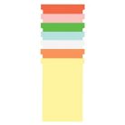 NOBO T-kártya tervezőtáblához , 4-es méret, NOBO, fehér