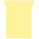 NOBO T-kártya tervezőtáblához, 3-as méret, NOBO, sárga
