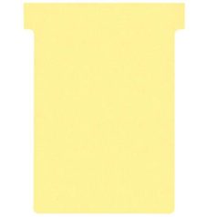 NOBO T-kártya tervezőtáblához, 3-as méret, NOBO, sárga