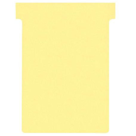 NOBO T-kártya tervezőtáblához, 3-as méret, NOBO, sárga