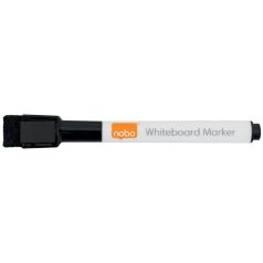   NOBO Táblamarker, kúpos hegyű, 2 mm, mágneses kupakkal, NOBO, fekete