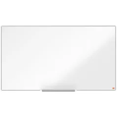   NOBO Fehértábla, zománcozott, mágneses, széles képarány, 55"/122x69 cm, alumínium keret, NOBO "Impression Pro"