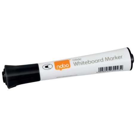 NOBO Táblamarker, kúpos hegyű, 2 mm, 10 db, NOBO "Glide", fekete