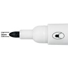 NOBO Táblamarker, kúpos hegyű, 2 mm, 10 db, NOBO "Glide", fekete