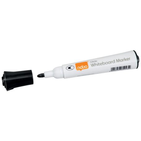 NOBO Táblamarker, kúpos hegyű, 2 mm, 10 db, NOBO "Glide", fekete
