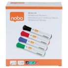 NOBO Táblamarker, kúpos hegyű, 2 mm, 10 db, NOBO "Glide", vegyes