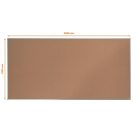 NOBO Parafatábla, 200x100 cm, alumínium keret, NOBO "Essence"