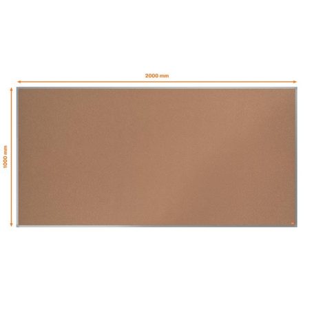 NOBO Parafatábla, 200x100 cm, alumínium keret, NOBO "Essence"