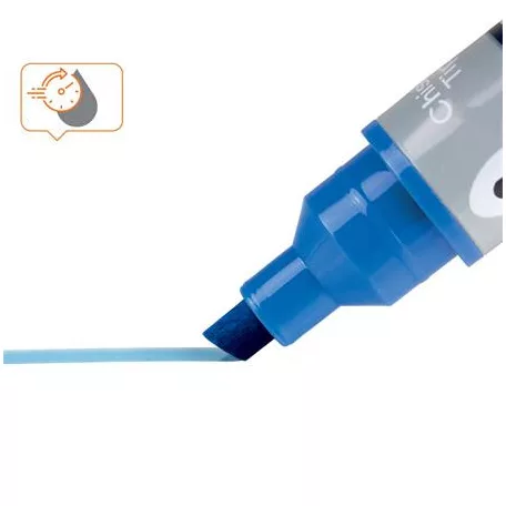 NOBO Táblamarker, vágott hegyű, 4 mm, NOBO, kék