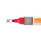 NOBO Táblamarker, vágott hegyű, 4 mm, NOBO, piros