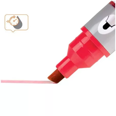 NOBO Táblamarker, vágott hegyű, 4 mm, NOBO, piros