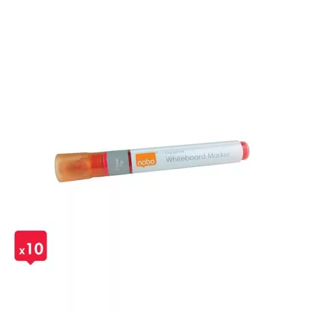 NOBO Táblamarker, vágott hegyű, 4 mm, NOBO, piros